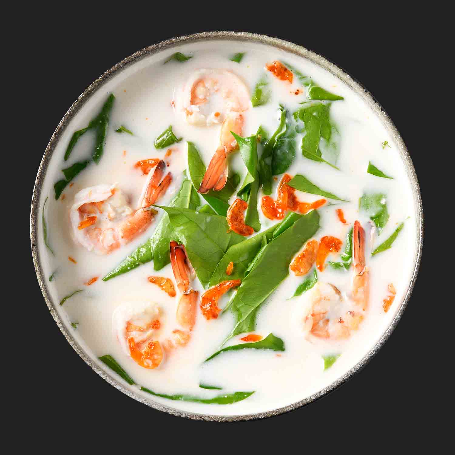 ใบเหลียงต้มกะทิกุ้งสด